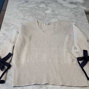 Pixie market sweater with bows XL